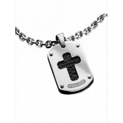 Collier Homme Police Argent PJ.25535PSS/01
