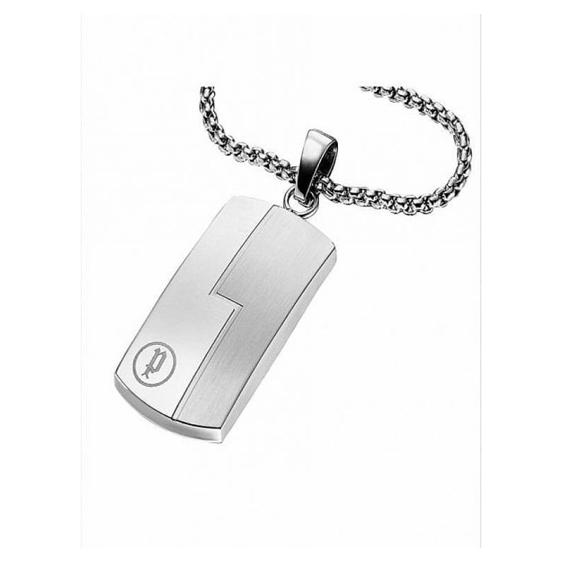 Collier Homme Police Argent PJ.25521PSS/01