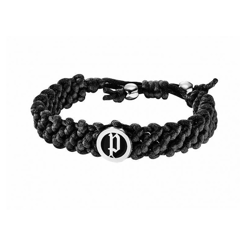 Bracelet Homme Police Noir PJ.25531BLB/01