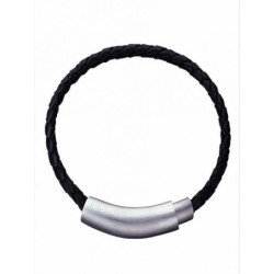 Bracelet Homme Police Noir PJ.20660BLB/04