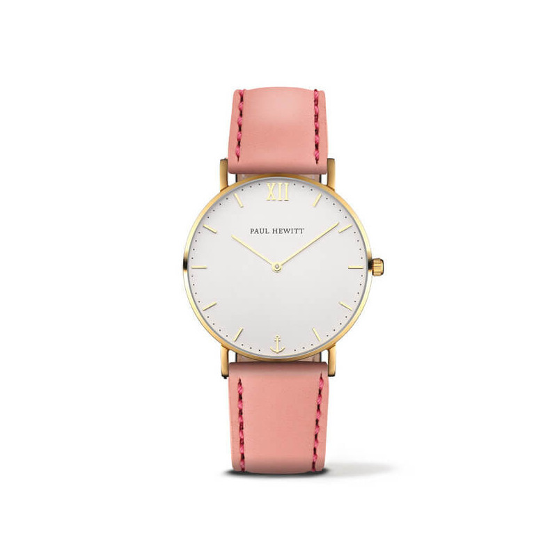 Montre femme Paul Hewitt cuir rose Sailor line