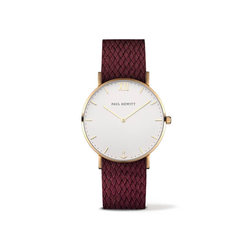 Montre mixte Paul Hewitt Bordeaux PH-SA-G-ST-W-19