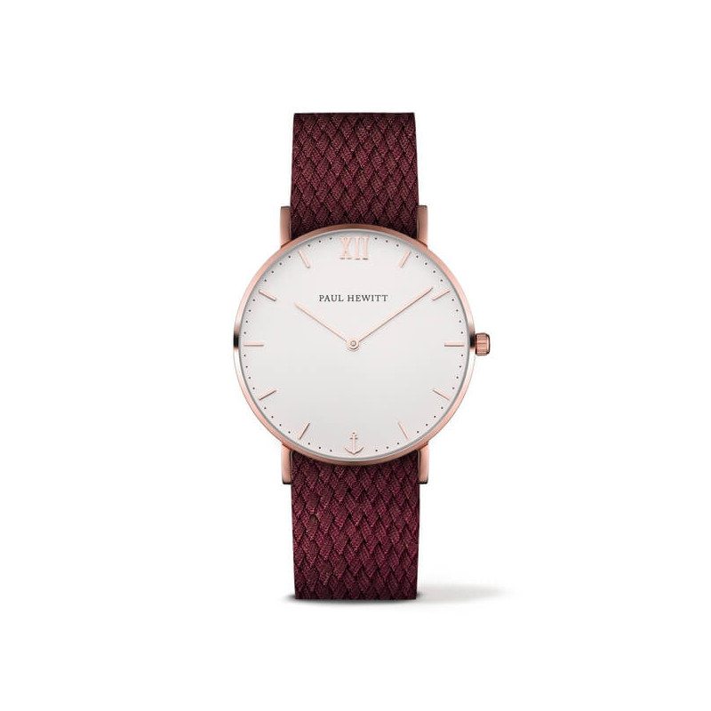 Montre mixte Paul Hewitt Bordeaux PH-SA-R-ST-W-19S