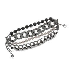 Bracelet Pilgrim 29153-3102 Femme Noir