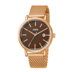 Montre femme EDWIN Rose Gold EW1L002M0064