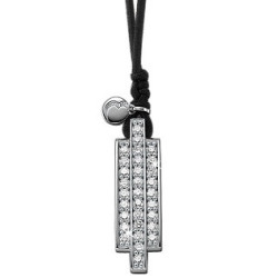 COLLIER FEMME ESPRIT NOIR STRASS ESNL91645A400