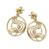 Boucles d'oreilles Jourdan Bijoux BR 683 Femme Doré