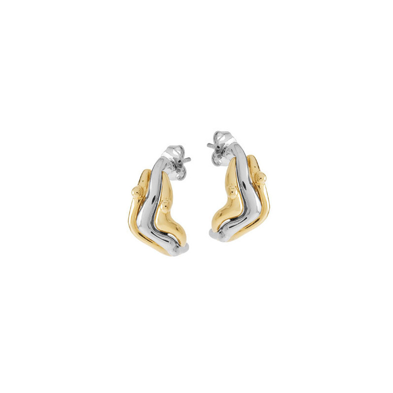 Boucles d'oreilles Jourdan Bijoux BR 217 Femme Doré et Argent