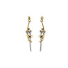 Boucles d'oreilles Jourdan Bijoux JS 666 Femme Doré et Argent