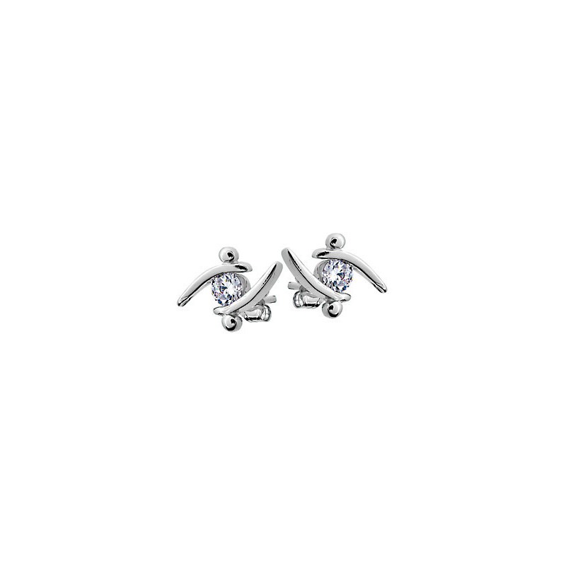 Boucles d'oreilles Jourdan Bijoux AJS 164 Femme Argent