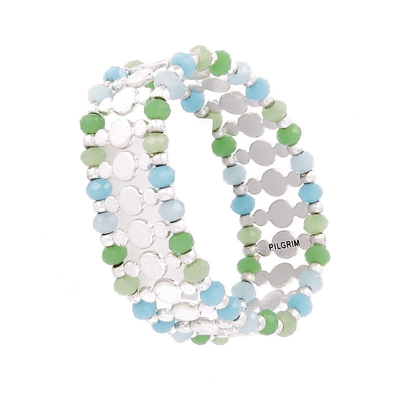 Bracelet Pilgrim 20152-6232 Femme Vert et Bleu