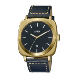 Montre homme EDWIN cuir bleu EW1G018L0054