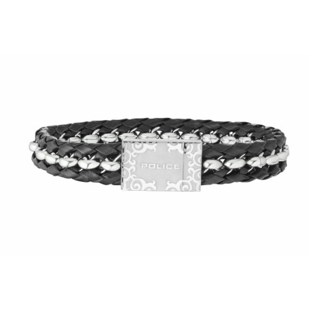 Bracelet Homme Police Noir PJ26053BLS01S