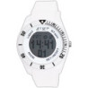 Montre digital silicone blanc JET SET J93491-21