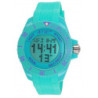 Montre digital silicone bleu-vert JET SET J93491-22