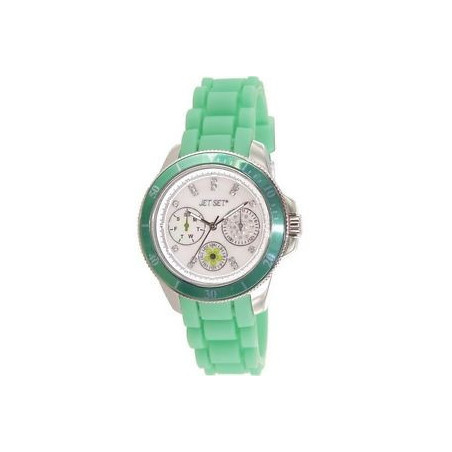 Montre femme silicone verte JET SET J50962-144