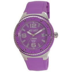 Montre femme silicone violette JET SET J53454-060