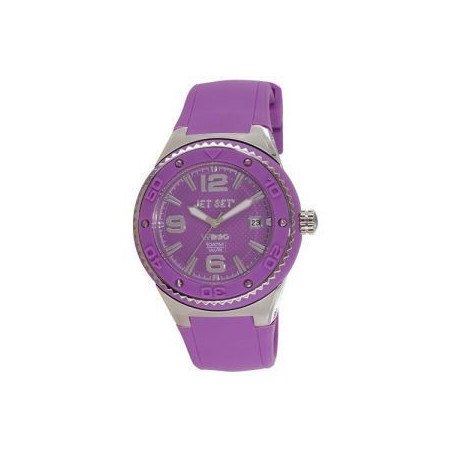 Montre femme silicone violette JET SET J53454-060