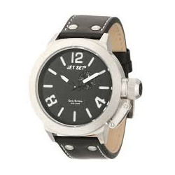 Montre homme cuir noir JET SET J11423-267